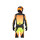 FOX 180 Shield Combo gelb/orange XL 36