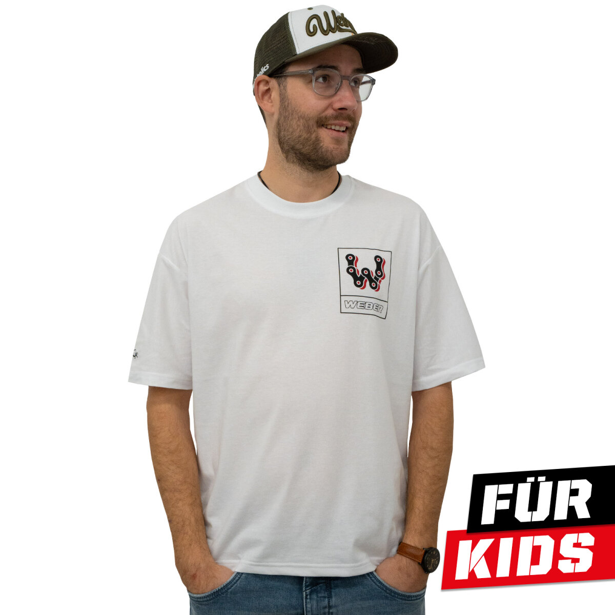 Weber T-Shirt Kids weiß - Weber-Werke.de, 17,90 €