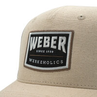 Weber #Werkeholics Mesh Baseball Cap beige/schwarz