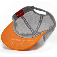 Weber #Werkeholics Mesh Baseball Cap orange/weiß/grau