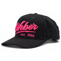 Weber #Werkeholics Baseball Cap schwarz/pink
