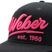 Weber #Werkeholics Baseball Cap schwarz/pink