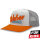 Weber #Werkeholics Mesh Baseball Cap orange/weiß/grau Kids