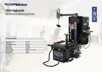 PKW Reifenmontiermaschine Weber Expert Serie 1030 Hydraulik