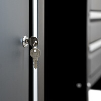 Werkbank mit 6 Schubladen, Schließfach und 171 x 60 cm Holzarbeitsplatte