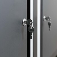 Werkbank mit 6 Schubladen, 2 Schließfächern und 171 x 60 cm Holzarbeitsplatte