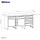 Werkbank mit 6 Schubladen, 2 Schließfächern und 171 x 60 cm Holzarbeitsplatte
