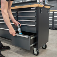Mobiler Werkstattwagen mit 15 Schubladen und...
