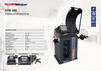 PKW Reifenmontiermaschine 1024-XL-2HP und Radwuchtmaschine STW-202 inkl. Hilfsmontagearm rechts