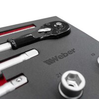 Werkzeug Einlage 3/4" Steckschlüsselsatz 21-teilig Schlüsselweite 19–50 mm