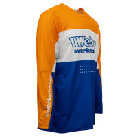 Weber #Werkeholics Industry Jersey blau/weiß/orange Kids