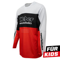 Weber #Werkeholics Industry Jersey rot/schwarz/weiß...