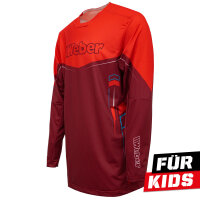 Weber #Werkeholics Factory Jersey rot/türkis Kids...