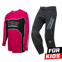 Weber #Werkeholics Paul Bloy Edition Combo schwarz/pink Kids