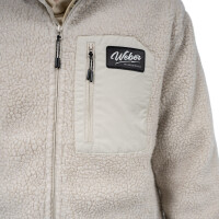 Weber #Werkeholics Sherpa Fleece Jacke beige S