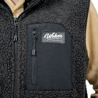 Weber #Werkeholics Sherpa Fleece Weste schwarz M
