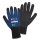 Nitril Sandy Feinstrickhandschuhe schwarz/blau 8