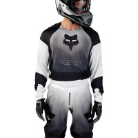 FOX 360 REVISE Jersey weiß/schwarz/grau S