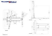 1 Säulen "Spindel" Hebebühne Weber Expert Serie C-1.25