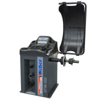 PKW Reifenmontiermaschine STM-102 und Radwuchtmaschine STW-202 inkl. Hilfsmontagearm rechts und Werkstattkompressor 50 l GRATIS