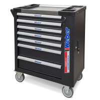 PKW Reifenmontiermaschine STM-122 und Radwuchtmaschine Präzision-XL 3D inkl. Hilfsmontagearm rechts und Werkstattwagen 230-teilig GRATIS