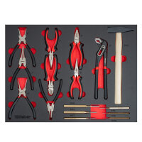 PKW Reifenmontiermaschine STM-122 und Radwuchtmaschine Präzision-XL 3D inkl. Hilfsmontagearm rechts und Werkstattwagen 230-teilig GRATIS