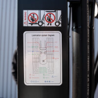 GEBRAUCHT 3-Rad-Gabelstapler 1600 kg rot