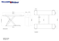 Mobile Kurzhub Scherenhebebühne Weber Expert Serie SH-3500